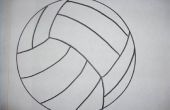 Hoe teken je een volleybal