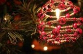 Beaded Kerst ornamenten aan Make