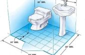 Hoe maak je kleine badkamers