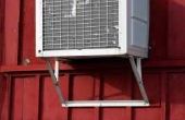 Instructies over het installeren van een venster-airconditioner in een huis van de vervaardigde