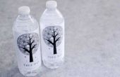 Zelfgemaakte Water Flessenetiketten