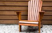 Zelfgemaakte Redwood Adirondack stoelen