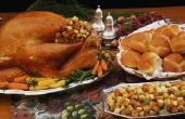 Traditionele Thanksgiving dinermenu boodschappenlijst