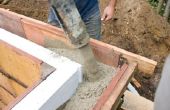 Het bepalen van de werven van beton