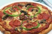 Hoe om Pizza deeg van een peeling naar een Pizza steen