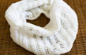 Hoe te een oneindig sjaal met gewone naalden breien
