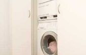 Instructies voor stapelbare wasmachine & droger beugel verwijderen