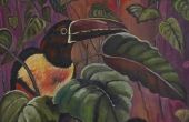 Hoe te schilderen van vogels met veren in acryl