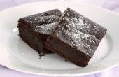 Hoe maak je chocolade Fudge Brownies van kras
