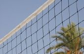 Afstand specificaties voor volleybal Net Pole Setup