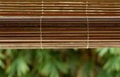 Hoe te knippen bamboe jaloezieën
