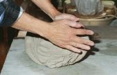 Vijf stadia van het maken van keramiek