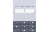 Het instellen van een wachtwoord op de Iphone
