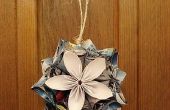 Hoe een bal bloem Origami vouwen: Kusudama (deel 1)