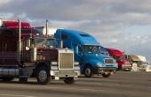 Vrachtwagen rijden ondernemingen dat de beloning voor uw Training