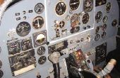 Onderdelen van de Cockpit van een vliegtuig