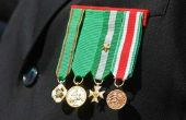 Militaire jurk uniforme regels voor medailles