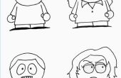 How to Draw South Park tekens