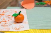 Oranje Fruit ambachten voor kleuters