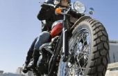 Hoe evenwicht een sprak motorfiets wiel