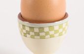 Hoe serveer gekookte eieren