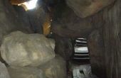 Hutten in de buurt van rovers grot in Oklahoma