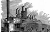 Fabrieken in het begin van de industriële revolutie