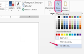 Het toevoegen van een achtergrond met kleurovergang aan een Microsoft Word-Document
