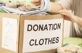IRS richtsnoeren voor de donatie van de kleding