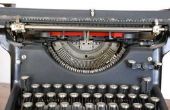 Hoe te ontdoen van oude schrijfmachines