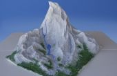 Hoe maak je een berg uit papier Mache