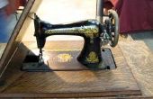 Hoe u een naaimachine koppelt aan een oude naaien-tabel