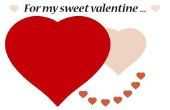 Het verzenden van gratis Valentine geanimeerde berichten