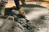 Hoe om te gieten van een betonvloer in secties