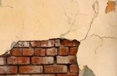 Hoe maak je een Faux bakstenen muur met behulp van fineer