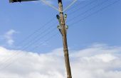 Texas elektrische Meter Pole eisen