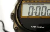 Hoe te stoppen met de per uur klokkenspel op een sportlijn Stopwatch