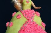Aanwijzingen voor het maken van een Barbie jurk taart
