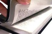 Hoe om te leiden van een studie van de Bijbel