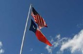 Texas recht op Amerikaanse vlag Etiquette