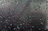 How to Get regen Spots uit een voorruit