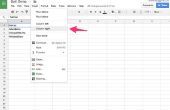 Hoe splits ik kolommen in een Spreadsheet Google Docs?