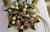 Hoe te bevriezen droge een bruiloft-Bouquet