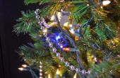 Hoe String parels op een kerstboom
