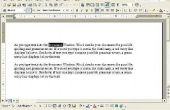 Hoe om tekst te selecteren in een Microsoft Word-Document