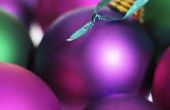 Tips voor paars-Themed kerstversiering