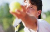 Het gebruik van halters ter versterking van de onderarmen om te tennissen