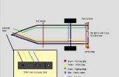Hoe om een aanhangwagen met lichten & remmen draad