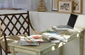 Hoe antieke meubels in een crème kleur