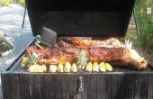 How to Cook een varken op een Gas barbecue